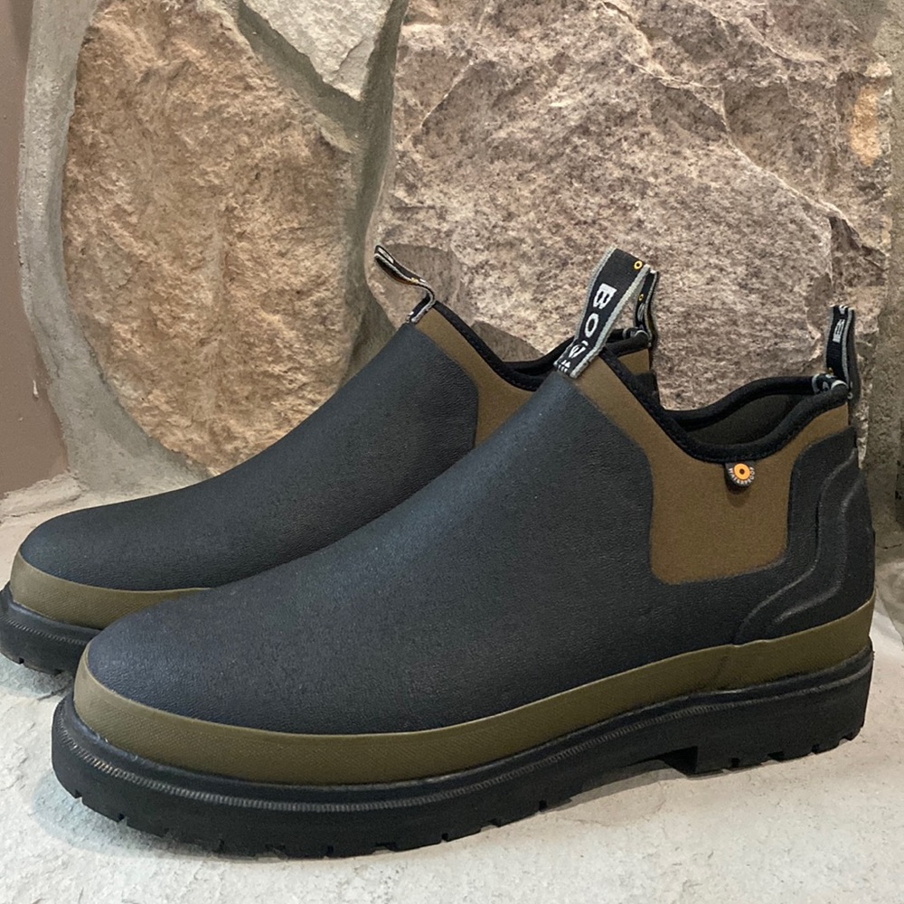 Men's Tillamook Bay Slip on Boots, 100% Waterproof, Men’s size 12, like new